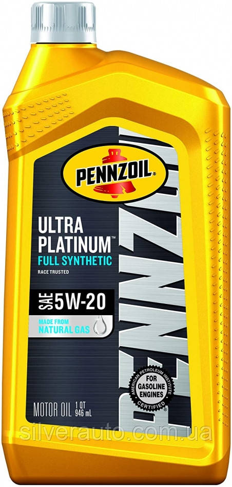 Моторное масло Pennzoil Ultra Platinum Full Synthetic 5W-20 0,946л - фото 1 - id-p1653085131