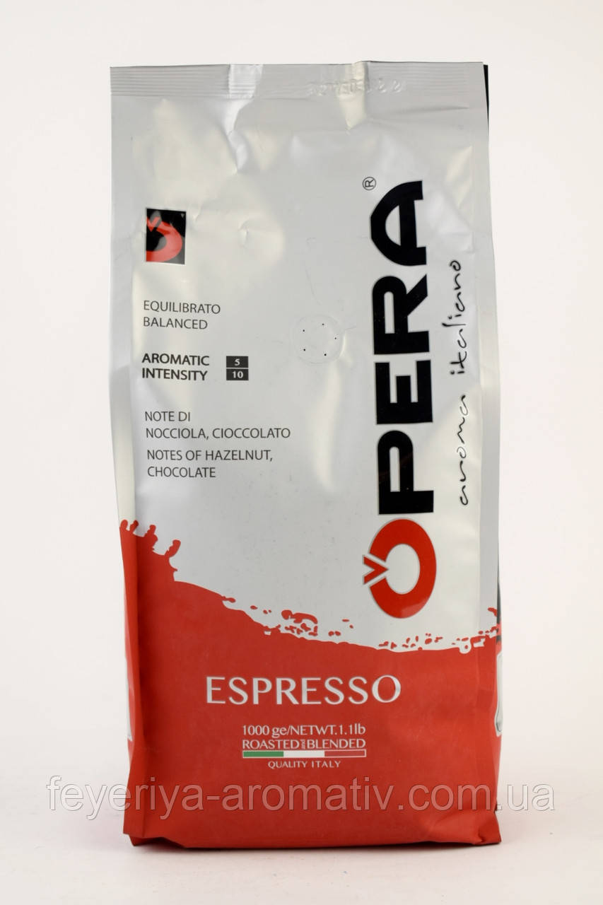 Кава у зернах Opera Caffe Espresso Italiano 1 кг Італія