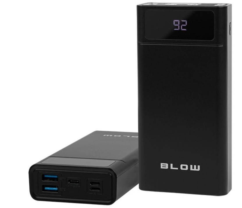 

Power Bank (40000mah) Blow PB40A USB-C 2xUSB Black