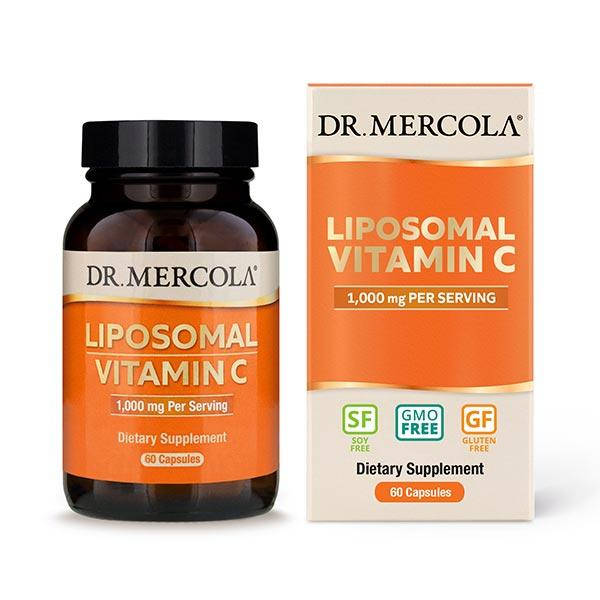 

Витамины и минералы Dr. Mercola Liposomal Vitamin C 1000 mg, 60 капсул