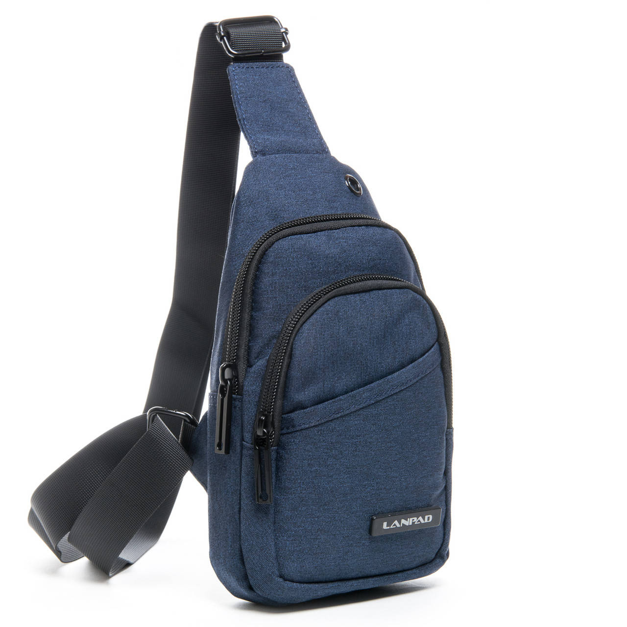 

Сумка Мужская На Плечо нейлон Lanpad 3737 blue, Синий
