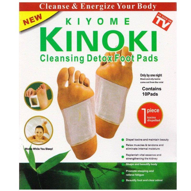 

Пластырь для выведения токсинов стоп Kinoki Cleansing Derox Foot Pads White, 10шт