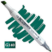 Маркер SKETCHMARKER долото-тонкое перо G140 Marine Green Морской зеленый