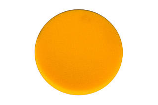Жовтий плоский поролоновий полірувальний круг 150мм, 1 шт