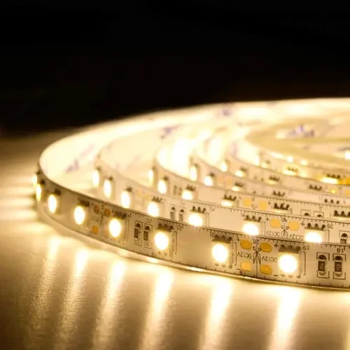 Світлодіодна стрічка 12V, 5050, 60 led/m, 14.4W, IP20, 3000K - білий теплий, BPS-G3-12-5050-60-WW-20, фото 1