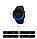 Skmei 1251 Amigo чорні з синім чоловічий спортивний годинник, фото 8