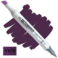 Маркер SKETCHMARKER долото-тонкое перо V070 Deep violet Глубокий фиолетовый