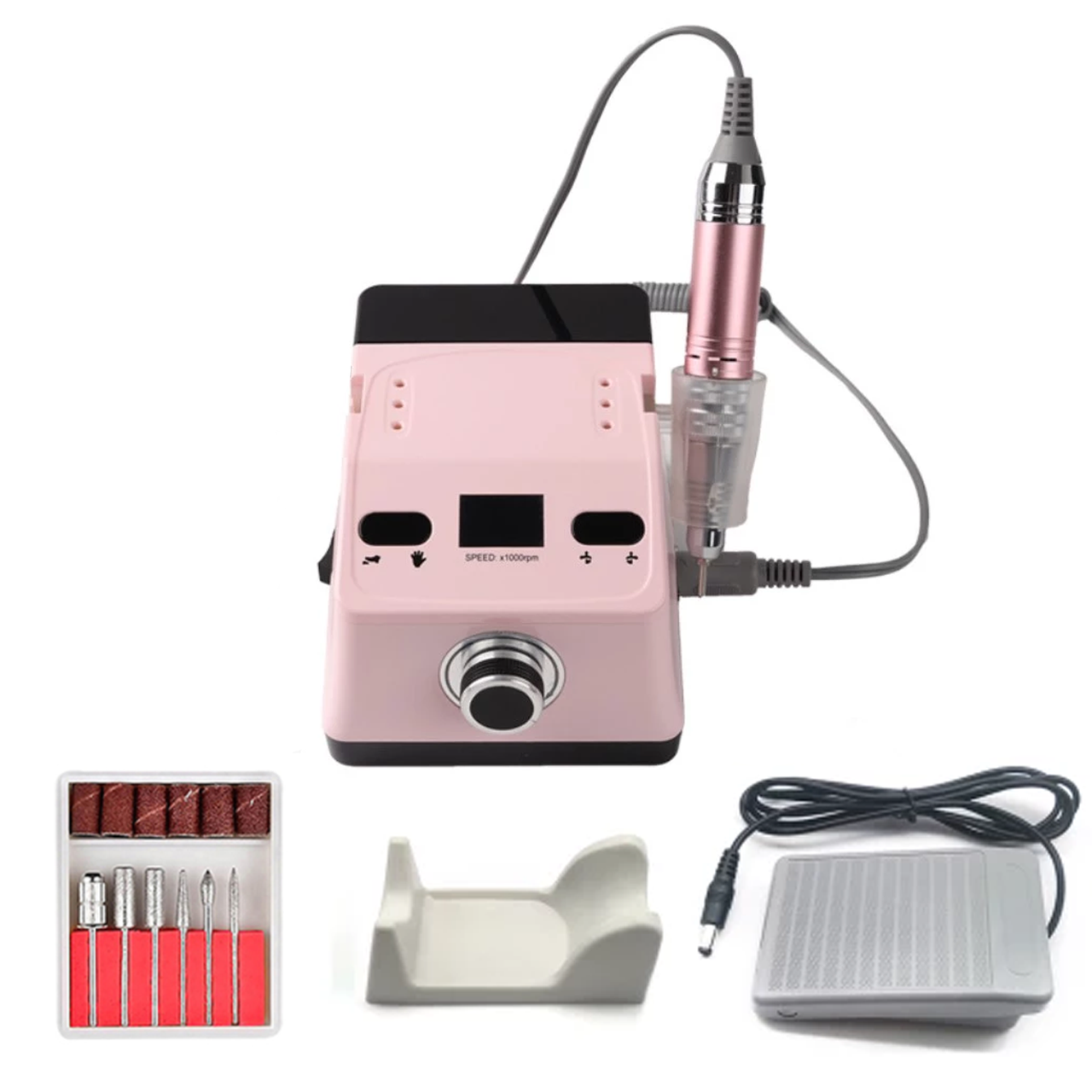 Фрезер ZS-718 на 70 Вт і 50 000 об./хв рожевий