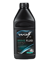 Тормозная жидкость Wolf Brake Fluid DOT 5.1 (упаковка 1 литр)