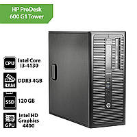 Системный блок HP ProDesk 600 G1 Tower (Core I3-4130 / 4Gb / SSD 120Gb)