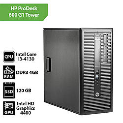 Системний блок HP ProDesk 600 G1 Tower (Core I3-4130 / 4Gb / SSD 120Gb)