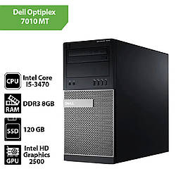 Системний блок Dell Optiplex 7010 MT (Core I5-3470 / 8Gb / SSD 120Gb)