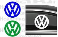 Вінілова наклейка на авто  - Логотип Volkswagen розмір 50 см