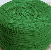 Акрилові нитки для вишивки 50 г зелений колір 206