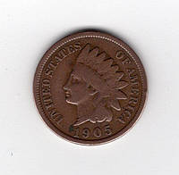 США 1 цент, 1905 Indian Head Cent