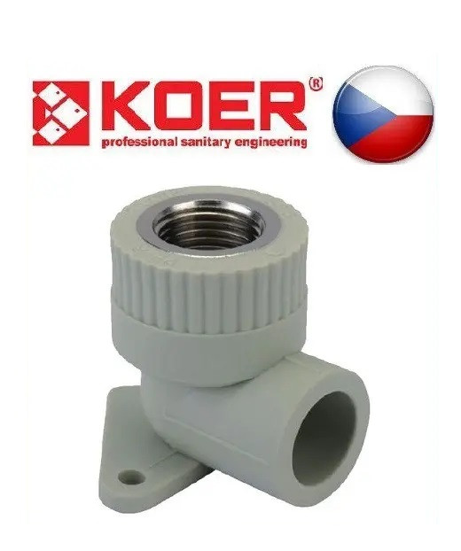 Кут Монтажний Внутрішній Різь 20х1/2 ПП KOER