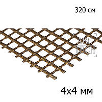 Тефлоновая сетка 4х4мм Порезка на погонный метр Ширина 300 см Тефлон сетка с покрытием PTFE