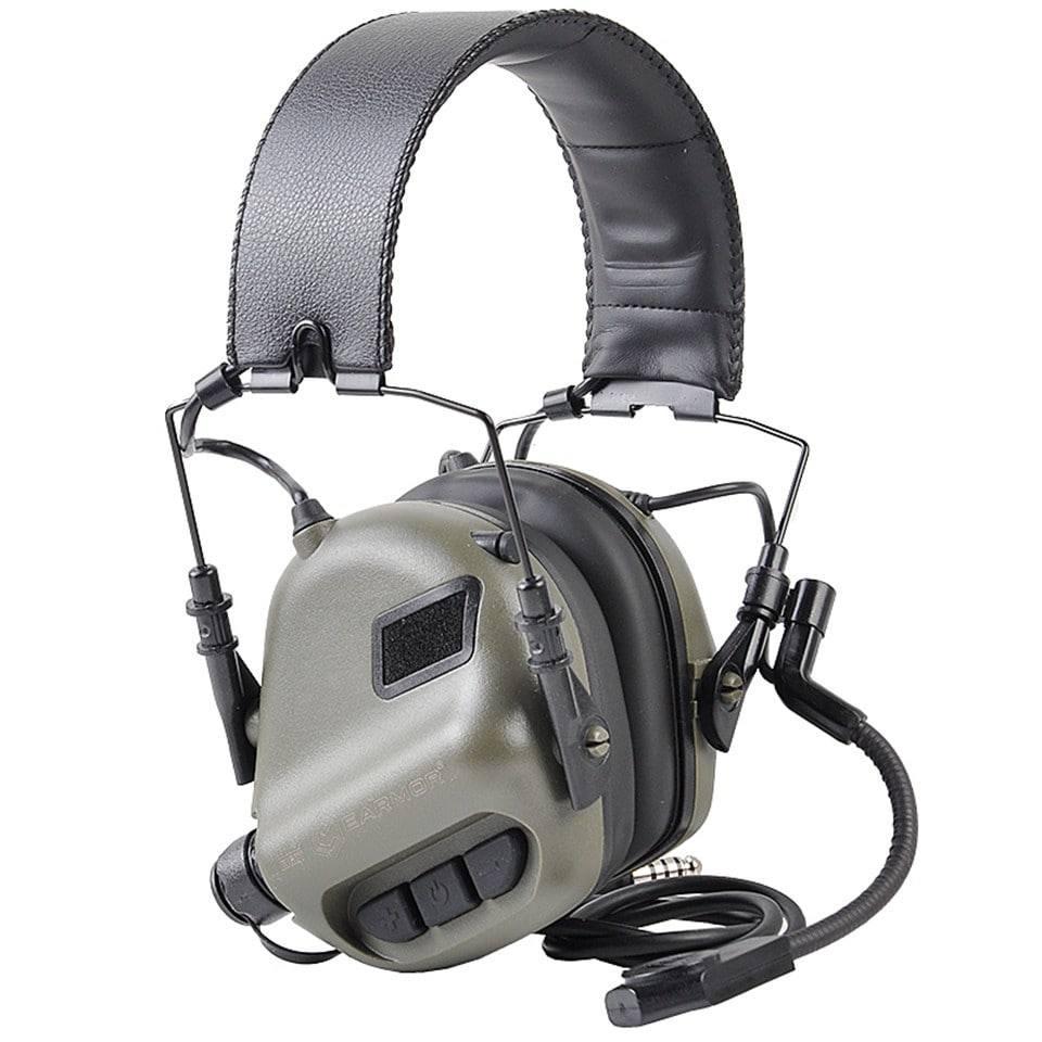 Тактические Активные Наушники Earmor М32 FG Оливковый — Купить Недорого ...