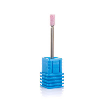 Фреза корундова Nail Drill "Циліндр" діаметр 3.5 мм 45-41 рожевий, фото 1