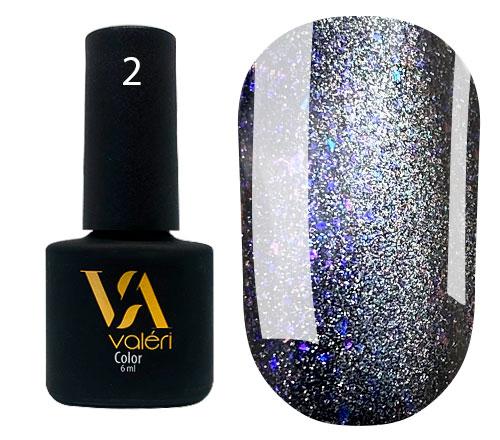 Гель-лак для нігтів Valeri Cat Eyes №02 6мл., фото 1