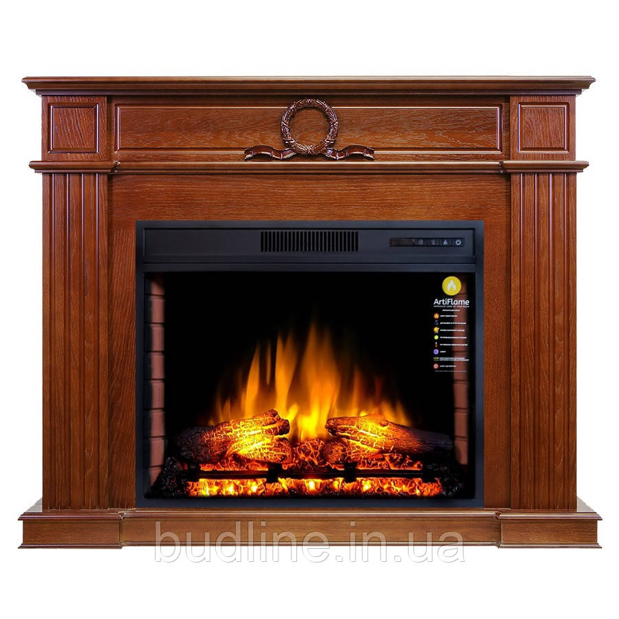 Камінокомплект ArtiFlame NEOCLASSIC AF28S ГОРІХ (зі звуком)
