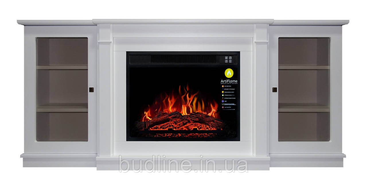 Камінокомплект ArtiFlame VERMONT AF23S БІЛИЙ Б'ЯНКО (зі звуком)
