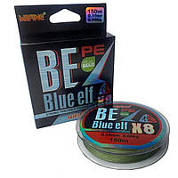 Шнур восьмижильный Mifine Blue elf PE 8X 0.10 - 0.40 mm 150m