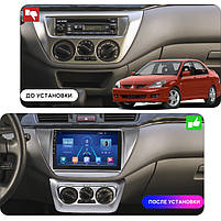 Штатна магнітола 9" Lesko для Mitsubishi Lancer IX Рестайлінг 2005-2010 Top 6/128 4G WiFi GPS Міцубісі 9 шт., фото 4