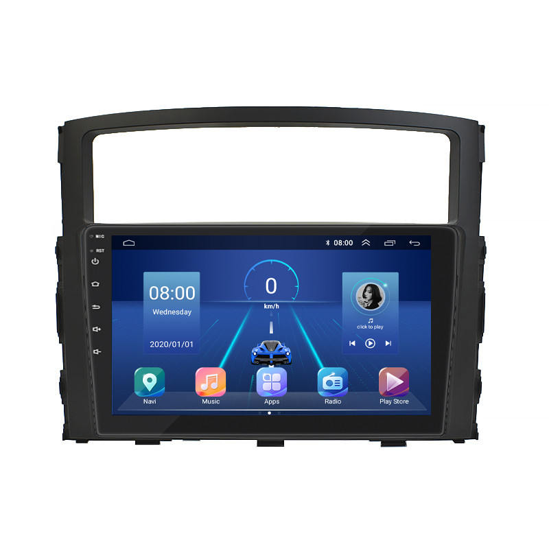 Штатна магнітола 9" Lesko для Mitsubishi Pajero IV Рестайлінг 1 2011-2014 Top 4/32 4G WiFi GPS Міцубісі 1 шт.