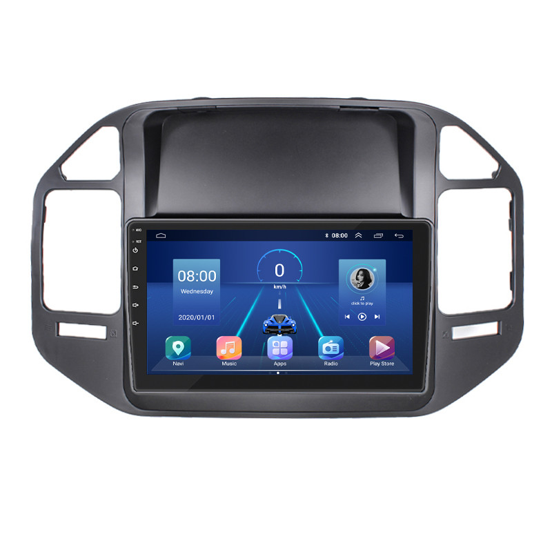 Штатна магнітола 9" Lesko для Mitsubishi Pajero III 1999-2002 4/64Gb/4G/ Wi-Fi/CarPlay Premium Міцубі 2 шт.