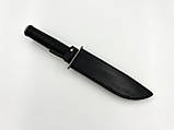 Бойовий ніж ручної роботи «Кабар #1» зі сталі n690 з кайдекса, фото 4