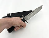 Бойовий ніж ручної роботи «Кабар #1» зі сталі n690 з кайдекса, фото 2