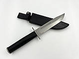 Бойовий ніж ручної роботи «Кабар #1» зі сталі n690 з кайдекса, фото 5