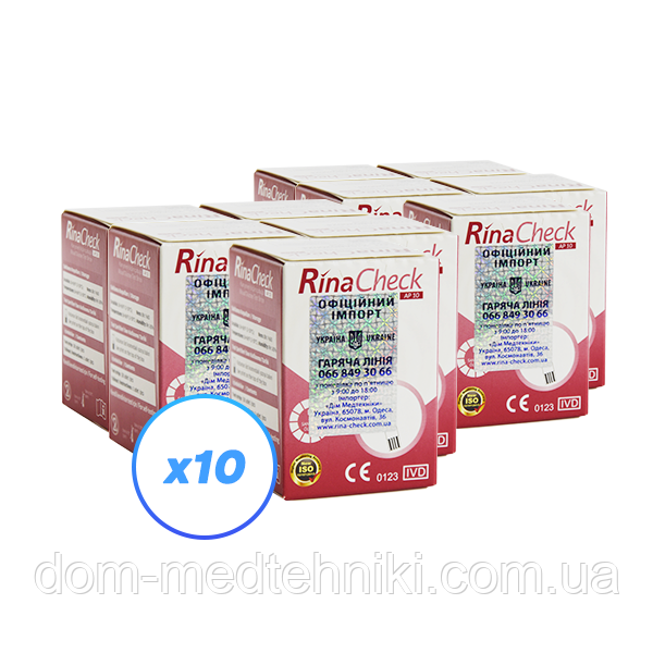 Тест-полоски Рина Чек «Rina Check» - 10 Уп. (500 Шт.) — Купить Недорого ...