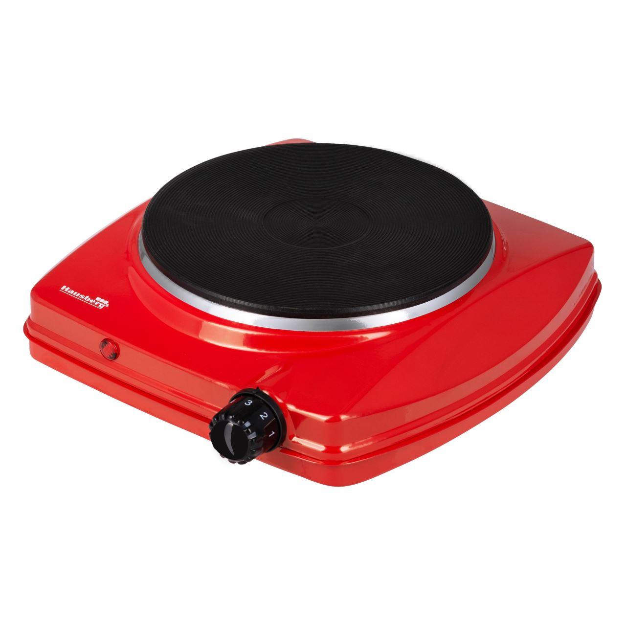Електроплита настільна Hausberg HB-519RS Red, фото 1