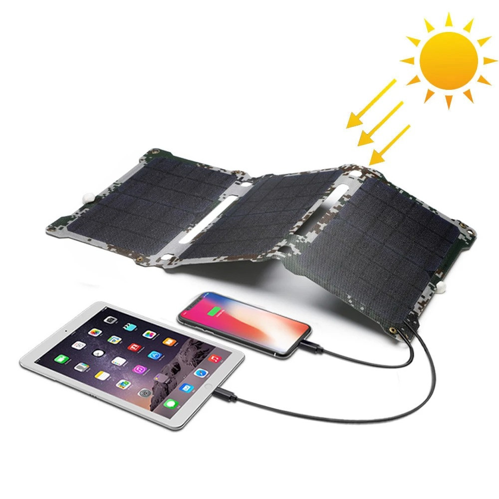 Солнечное зарядное устройство Allpowers 21W на элементах SunPower и ETFE покрытием ( AP-ES-004-CAM ) Pixel - фото 6 - id-p1653170917