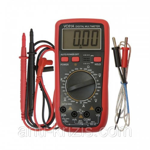 Мультиметр (тестер) VC-61A цифровий, фото 1