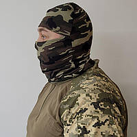 Тактическая балаклава военная пиксель ветрозащитная с удлиненной шеей, маска для лица, шапка - шлем