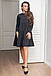 Молодіжне вільне плаття Naomi, чорне, фото 4