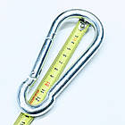 Пожежний карабін 12х140мм, нержавіюча сталь, фото 10