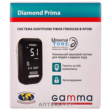 Глюкометр GAMMA PRIMA, фото 1
