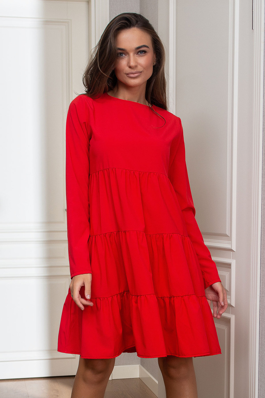 Плаття Naomi, червоне, фото 1
