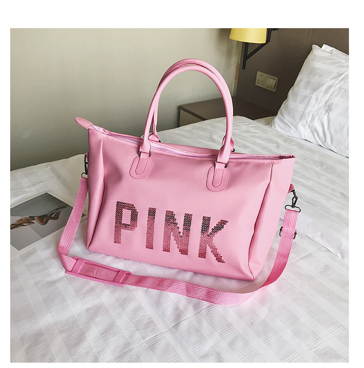 Сумка спортивна жіноча PINK рожева, фото 1