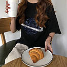 Жіноча футболка з малюнком планети (р. 42-44) 83FU1095, фото 5