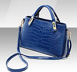 Жіноча сумка набір 3в1 з екожі білий, фото 5