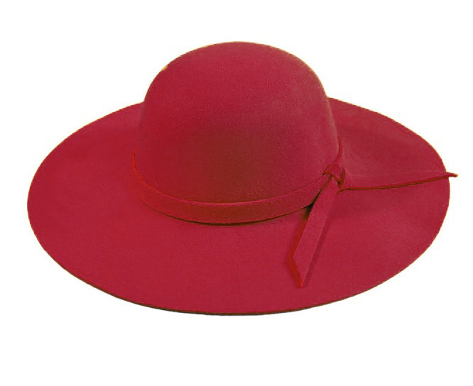 Сляпа жіноча широкопола яскраво-червона, фото 1