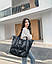 Сумка велика спортивна водонепроникна чорна, фото 3