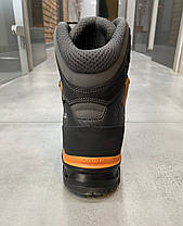 Черевики чоловічі трекінгові Lowa Camino GTX 41 р, Чорний/Помаранчевий (Black/Orange), високі похідні черевики, фото 5