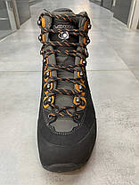 Черевики чоловічі трекінгові Lowa Camino GTX 41 р, Чорний/Помаранчевий (Black/Orange), високі похідні черевики, фото 3