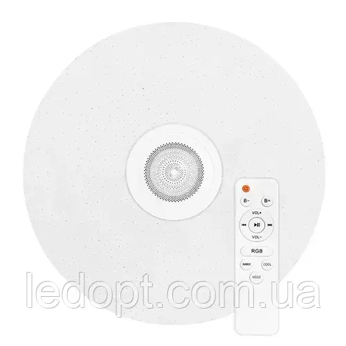 Світильник світлодіодний Biom SMART SML-R26-70-M-RGB 3000-6000K+ RGB 70Вт з д/к музыкальний BT APP